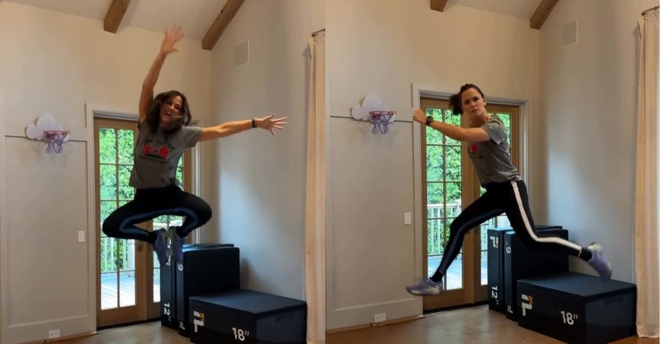 Jennifer Garner Defies Gravity in Hilarious Clip