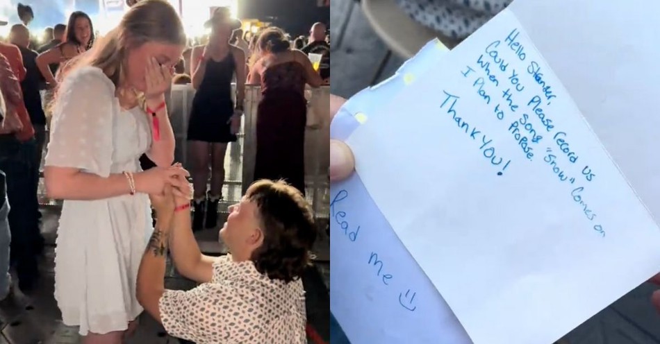 Man's Heartwarming Proposal Involves Total Stranger in the Sweetest Way