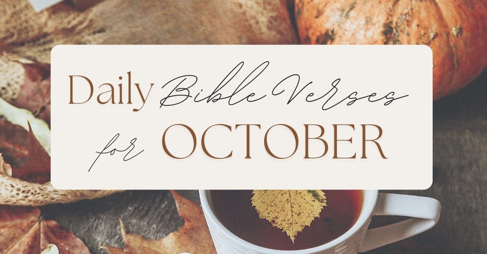 Daily Bible Verses for October