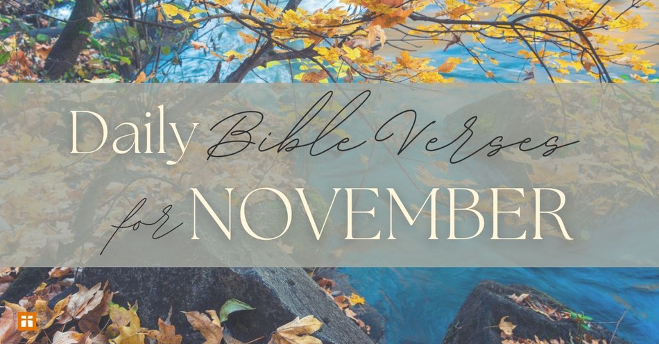 Daily Verses for November 