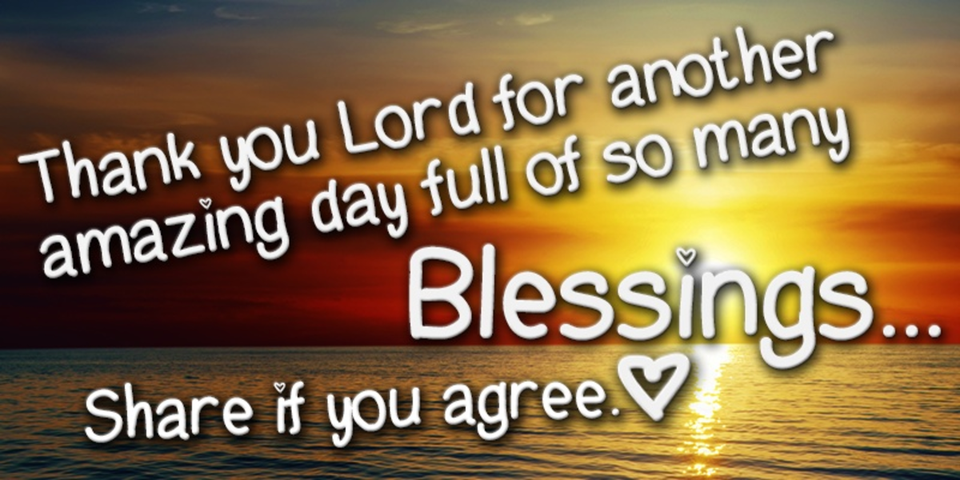 Thank You Lord for Blessings