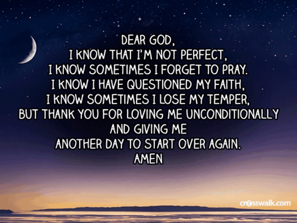 Dear God...