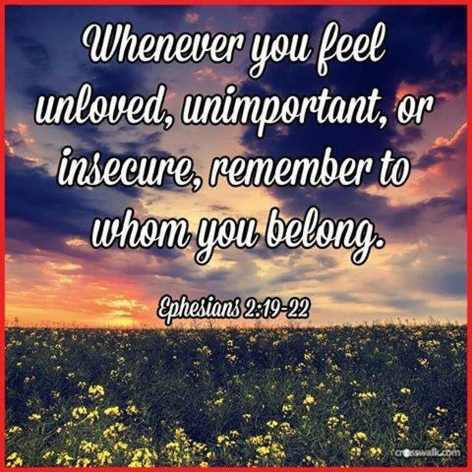 Remember to Whom You Belong