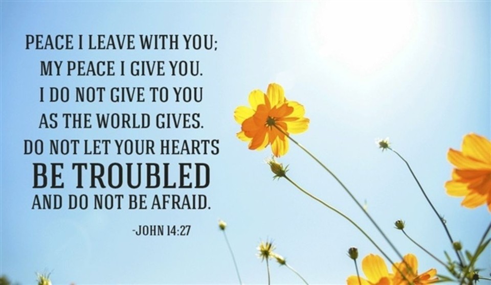 Don't Be Troubled, Don't Be Afraid! 