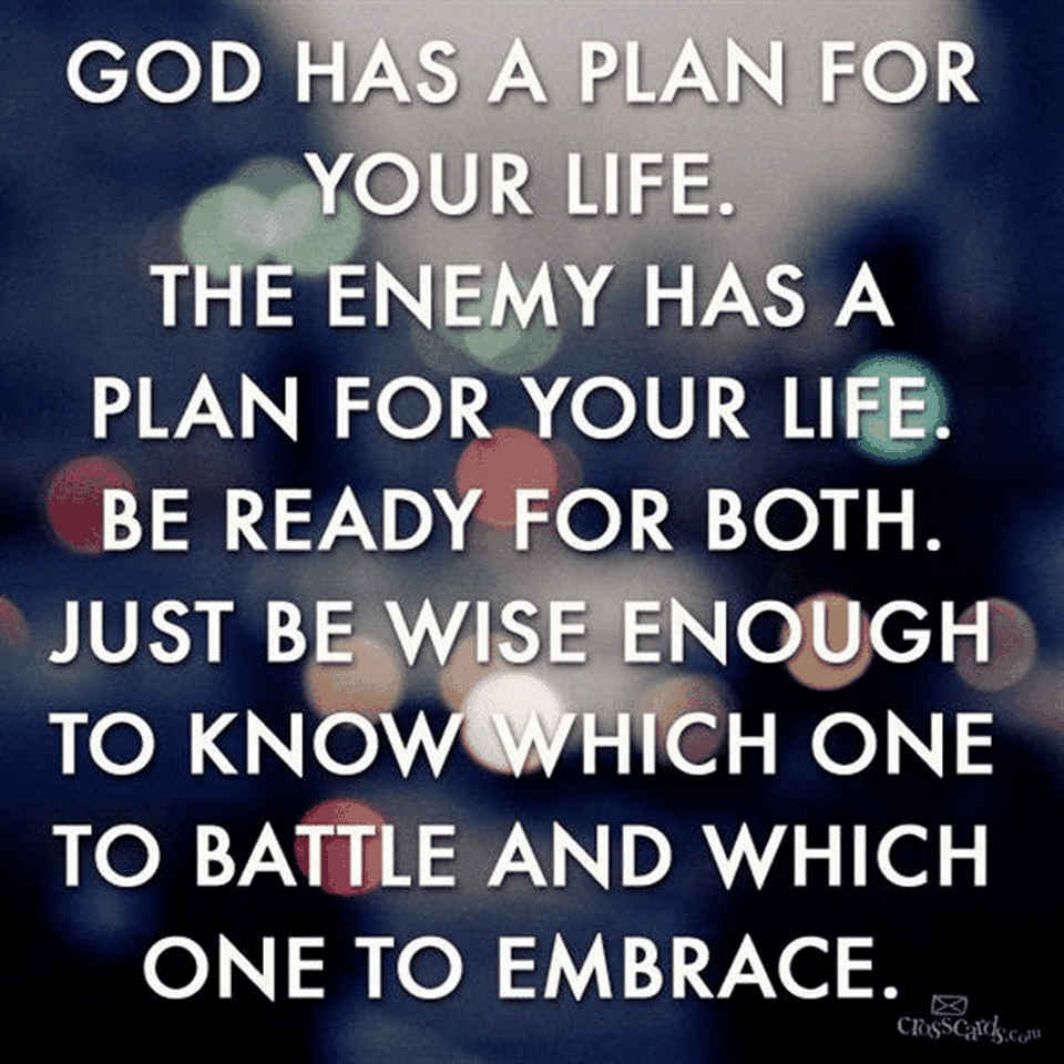 God Has a Plan for Your Life