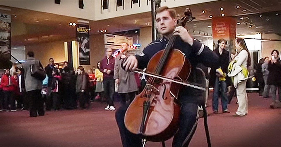 In A Crowded Room, A Lone Cellist Started To Play. And By 2:44, I Was ...