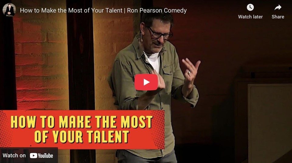 How to Make the Most of Your Talent | Ron Pearson Comedy | GodTube.com