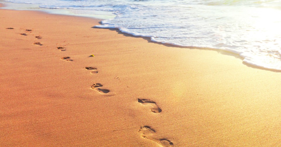 'Footprints in the Sand' Beautiful Meaning & Biblical Hope