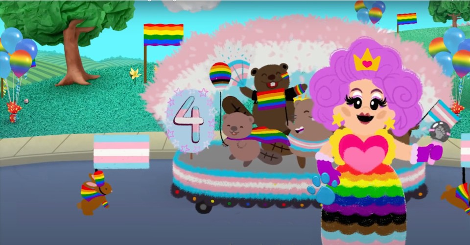 Nickelodeon's Blues Clues & You Releases Pride Parade Song Featuring Drag Queen Singing with Transgender, Non-Binary Animals