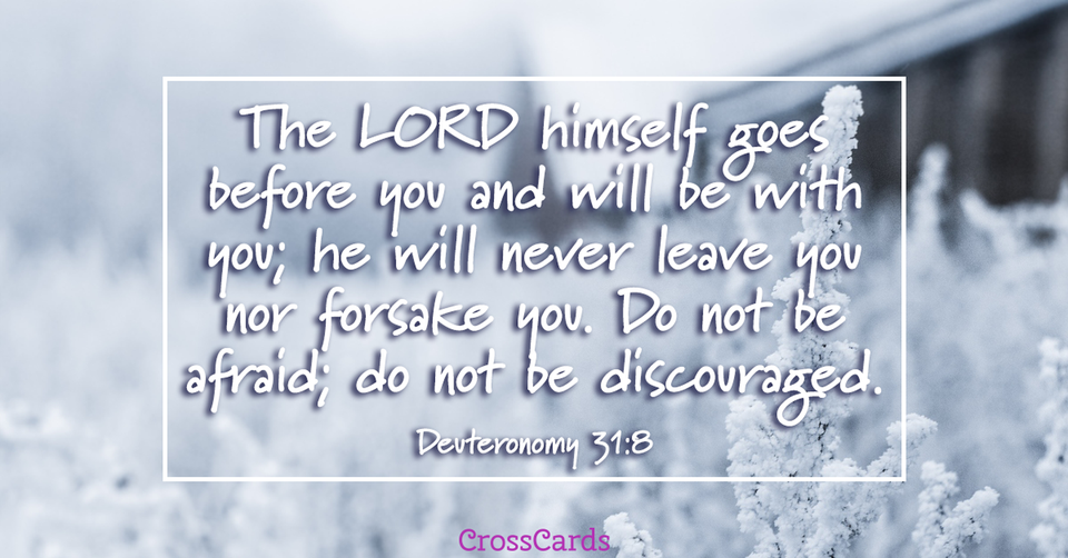 Your Daily Verse - Deuteronomy 31:8