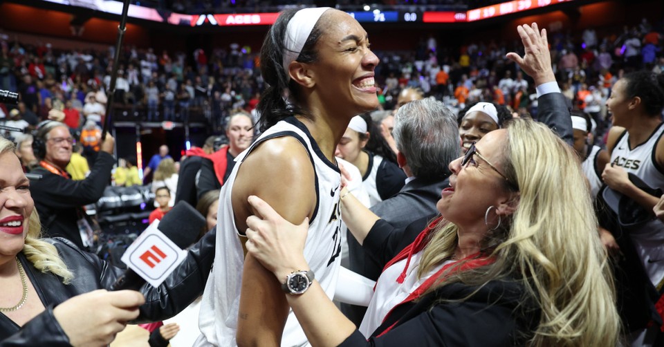 Las Vegas Aces' A'Ja Wilson Praises God after Her Team Wins First WNBA Championship