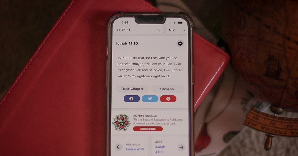 Isaiah 41:10 Is YouVersion's Most-Shared Bible Verse This Year