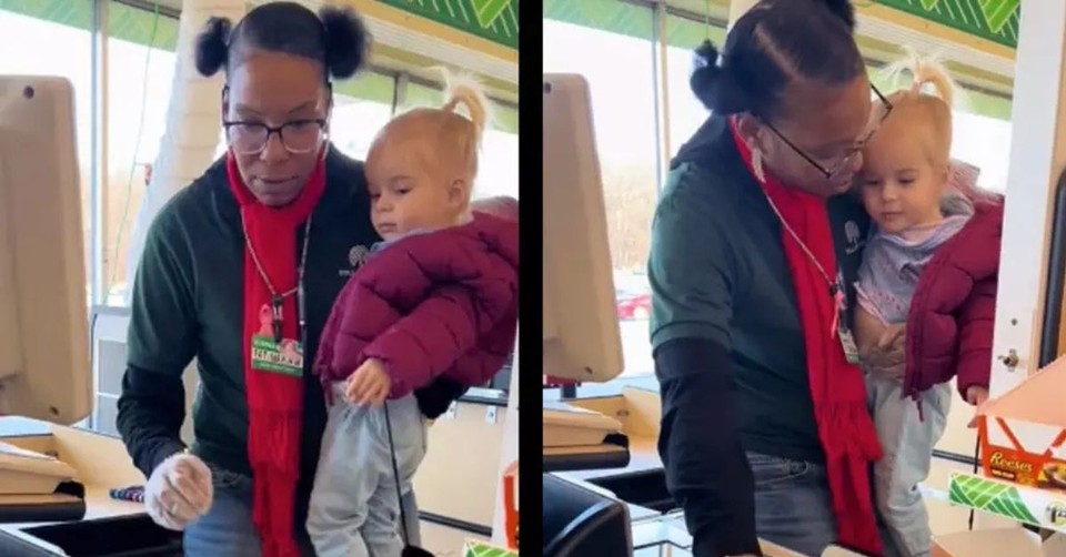 Stressed Out Mom Was Close to Losing it When a Dollar Store Cashier Stepped in to Help