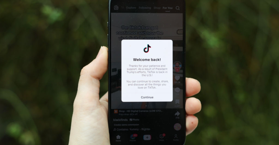 TikTok Restores Services after Trump Pledges Extended Deadline for Sale