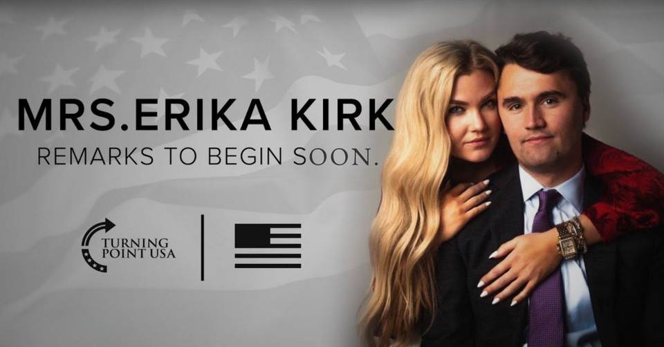 Erika Kirk, Charlie Kirk’s Widow, Gives Address Days after Husband's Murder