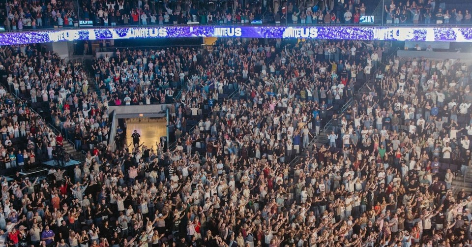 ‘Revival Is Here’: 7,000 Students Pack Grand Canyon University Arena to Worship Jesus