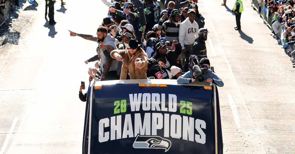 Seahawks Fans Get a Surprise as GM Throws Jesus Figurines During Super Bowl Parade