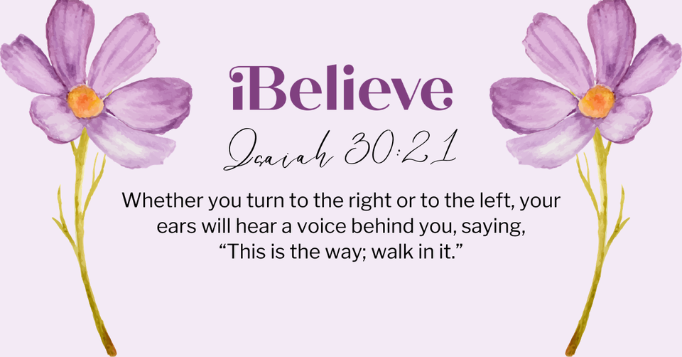 Your Daily Verse - Isaiah 30:21