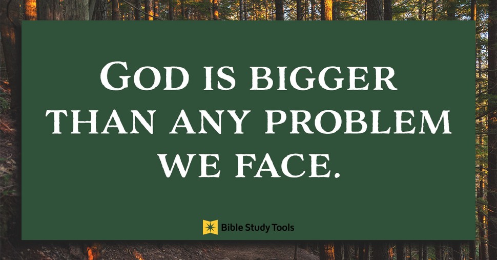 God Is Bigger Than Your Financial Problems
