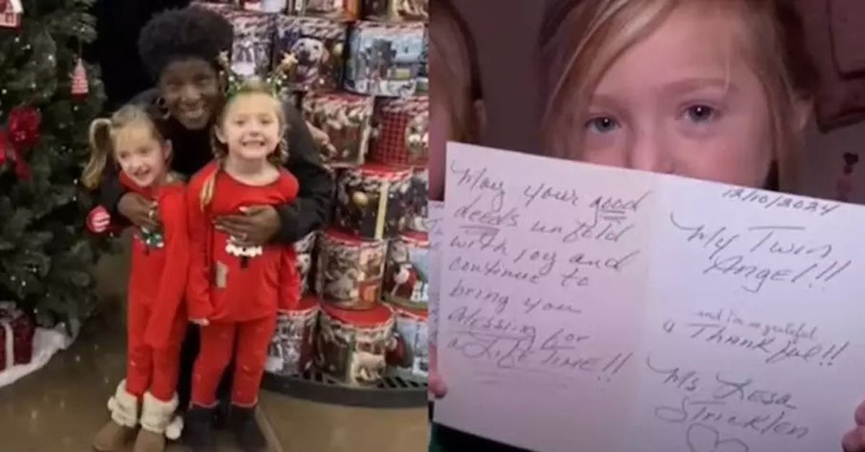 4 Year Old Twin Girls Are Heroes after Finding Retired Police Officers Wallet
