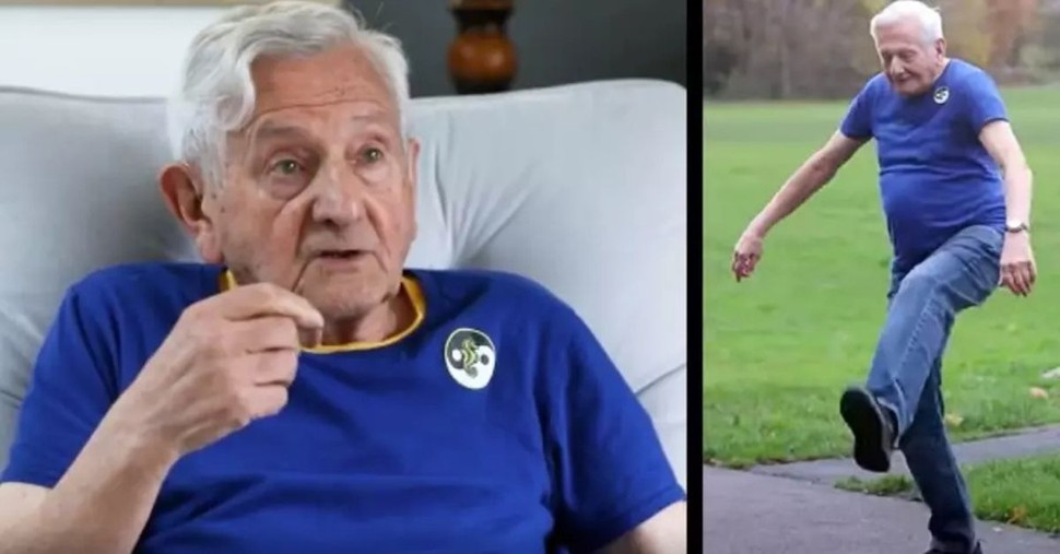 Spry 92-Year-Old Grandpa Shares the Secret to His Longevity