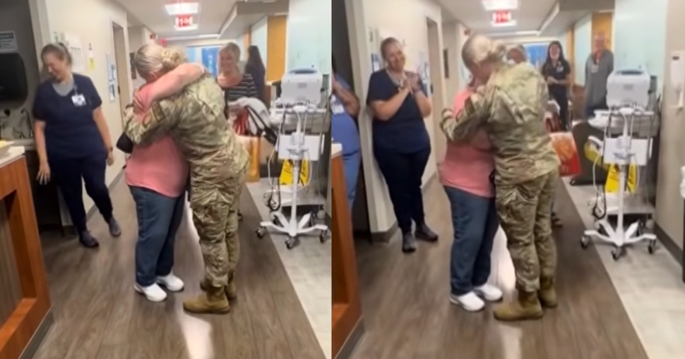 Grandma’s Last Day of Chemo Becomes Even Sweeter with Military Granddaughter’s Surprise