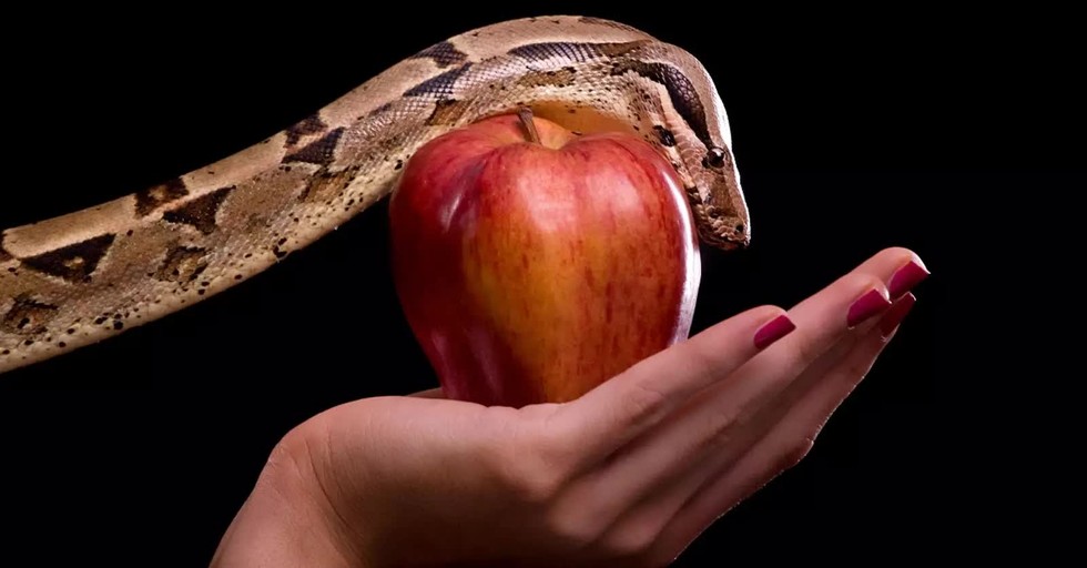 serpent and apple Adam and Eve Carpe Diem, why christians should read the old testament